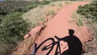 Mountain biking Devil&rsquo;s Backbone near Loveland￼, Colorado