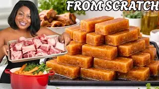 How I Make Authentic Beef Bone Broth From Scratch | No Chemicals, No Preservatives