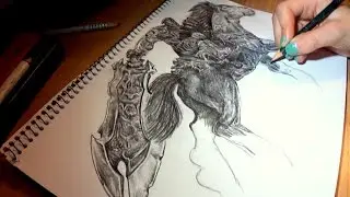 Pencil Drawing: Connor - Krieg - Darksiders - Speed Draw | JosYMovieS
