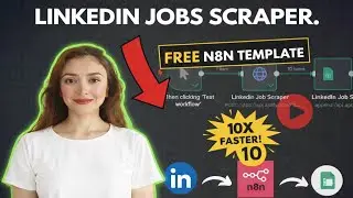 How to Scrape LinkedIn Using n8n (Free Template!)  -  2025😱