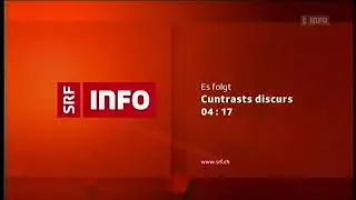 SRF Info, Langer Countdown/UPC Cablecom Laufband zur Analogabschaltung, 05.2015