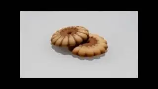 Double coloured sun cookies by cookie depositor MAGIC MB4S 3D