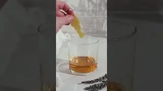 Lavender Old Fashioned | Lavender Whiskey Cocktail | The Floral Apron