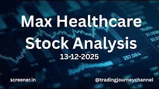 Max Healthcare Share Analysis Today | Big Move Coming? | 13 Dec 2025 #maxhealthcare #pharma