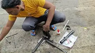 How to repair bike shocker #yamhahalover #glamour #hero 