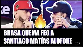 BRASA QUEMA FEO A SANTIAGO MATIAS (ALOFOKE) LE DICE DE TODO EN UN FREESTYLE 😮😱