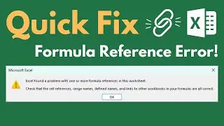 [FIXED] Excel Found a Problem with One or More Formula References in This Worksheet!