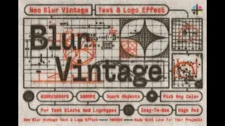 Neo Blur Vintage Text and Logo Effect Download