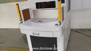 Dual station rotate workbench system with enclosed housing