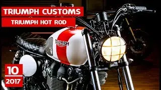 Triumph Customs Bonneville T100 Tracker | TON UP GARAGE &ndash; TRIUMPH HOT ROD | MACCO MOTORS &ndash; THE SAINT