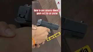 How to use umarex Glock17 gen4 co2 bb air pistol #umarexglock #glock17gen4 #airgun #airguninindia