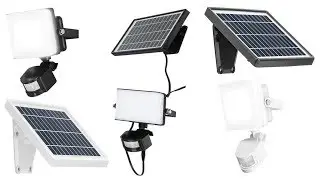 LIVARNO LUX LED Solar Spotlight Motion Detector Unboxing Testing