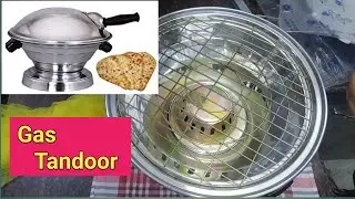 Gas Tandoor unboxing video , Tandoori dishes roti naan ghar per hi bnaye , गैस चूल्हे पर तंदूर
