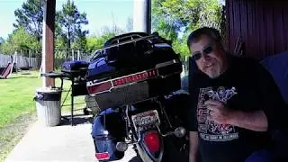 Installing Tail lights on the King Tour Pack.
