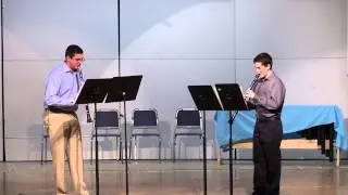 Zach Goldstein & Matthew Wieselthier, clarinets
