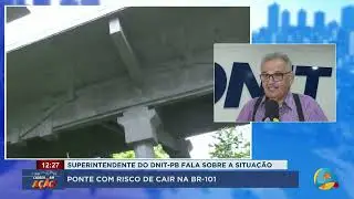 Cidade em Ação - Superintendente do DNIT-PB fala sobre a situação de ponte com risco de cair