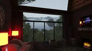 10 HOURS OF SOOTHING HEAVY RAIN for insomnia, sleep problems, baby lullaby, cozy vibes, de-stress.