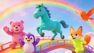 Joyful Colors & Animal Beats Mix 🎉🎵🐾 | Fun Kids Music Mix, Color Learning & Dancing Animals! 🌈✨