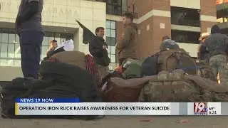 Operation Iron Ruck Raises Awareness For Veteran Suicide | November 25, 2024 | News 19 at 6:30 p.m.