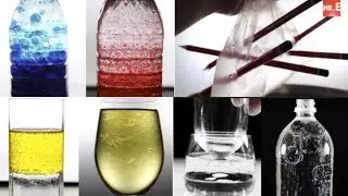 12 Amazing Science Tricks Using Liquid ! (Compilation) you should watch!