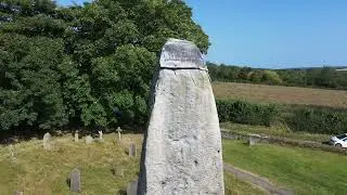 Duggleby Howe and the Rudston Monolith are Connected by the Gypsey Race.  August 30th 2024.