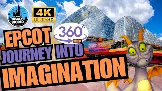 POV Journey Into Imagination Full Ride Experience 2025 360 Degree Video 4K Disney World
