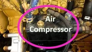 How To Change Your Cat Air Compressor.  Remove And Install Air Compressor.