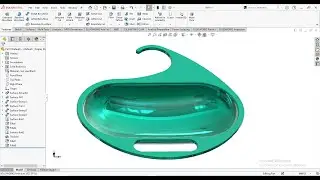 Plastic Fruit shape basket || Solidworks beginners exercise