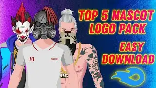 top 5 free fire mascot logo pack | top gaming logo pack free to use | ustaadji gaming