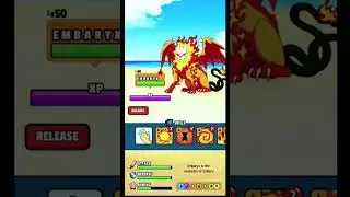 Evolving Embera to It&rsquo;s stage 3 Embaryx in Dynamons World New Update 1.7.41😼#shorts #trending