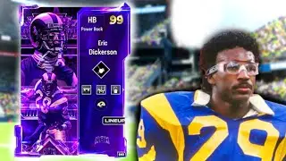 Gold 99 Eric Dickerson Is The BEST* RB In Madden 25!