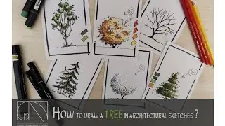 #Architecture#TreeSketch#SketchingTips  My Guidlines in Drawing Trees