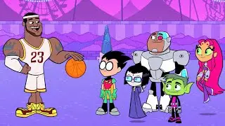 LeBron James Dribbling Exhibition | Teen Titans Go! | Cartoon Network Asia