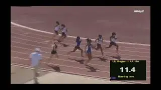 Christine Mallard 200 meter Regional Champion