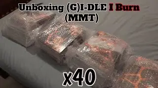 Unboxing 40 (G)I-DLE I Burn 4th Mini Albums (MMT,MyMusicTaste)