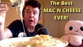 ASMR - Eating The Best Mac N Cheese Ever In Binaural Sound (Telephone Call Ramble)