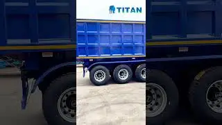 3 Axle Brand New Heavy Type Hydraulic End Dump Semi Trailer for Sale