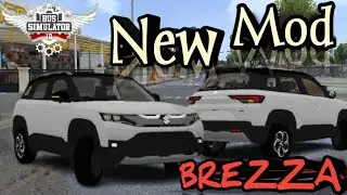😱 MARUTI SUZUKI NEW BREZZA CAR MOD | BREZZA FOR BUS SIMULATOR INDONESIA | BREZZA MODIFICATION | 😱