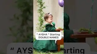 &ldquo;AYSHA&rdquo; starting Muslim Girl Double Names #muslimbabynames #arabicgirlnames #islamicgirlnames