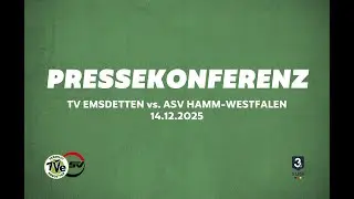 Pressekonferenz TV Emsdetten - ASV Hamm - Westfalen