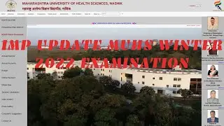 IMP UPDATE MUHS WINTER 2022 EXAMINATION  TIME-TABLE