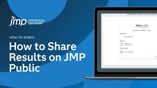 How to Share Results on JMP Public