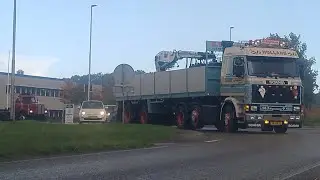 Oldtimer truck tour aankomst bij Intercam Trucktrading te Varsseveld 2025 