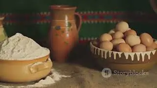 Intro: A Witch and her cat baking bread