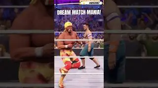 WWE 2K25 DREAM MATCH MANIA! Hulk Hogan VS John Cena! INSANE SEQUENCE!