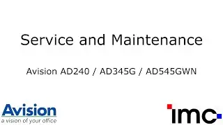 Avision AD240, AD345G and AD545GWN sheetfed scanner maintenance and troubleshooting