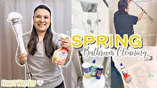 Spring Cleaning 2023. Bathroom Tidy Up. Bathtub Cleaning.