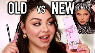 NEW Clean Formula vs OLD Kylie Matte Lip Kit in Shade KYLIE Review | Kylie Cosmetics Rebrand