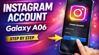 How to Create Instagram Account on Samsung Galaxy A06 (Step by Step) #shorts #tech 