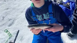 Ice fishing for some real nice trout with @303fishing!